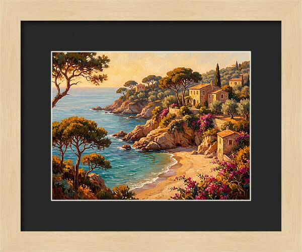 Mediterranean Beach Serenity