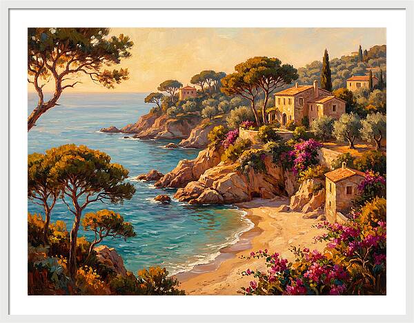 Mediterranean Beach Serenity