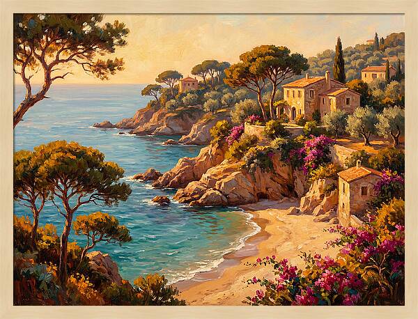 Mediterranean Beach Serenity
