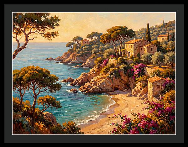Mediterranean Beach Serenity