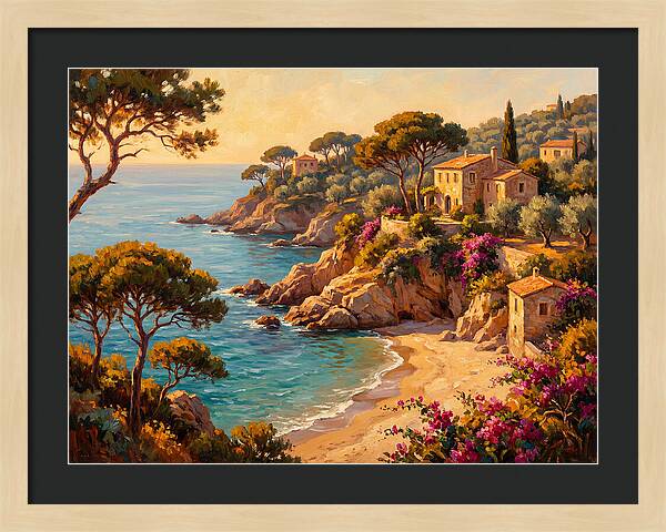Mediterranean Beach Serenity