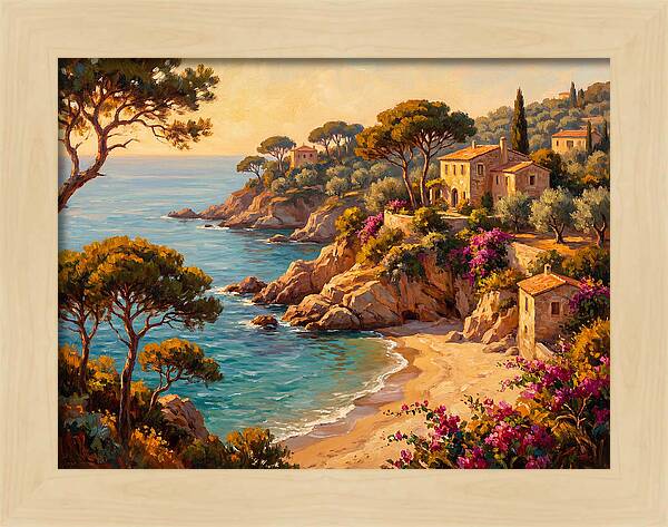 Mediterranean Beach Serenity