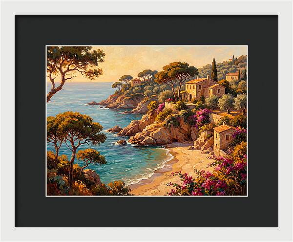 Mediterranean Beach Serenity