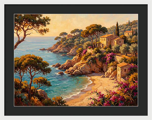Mediterranean Beach Serenity