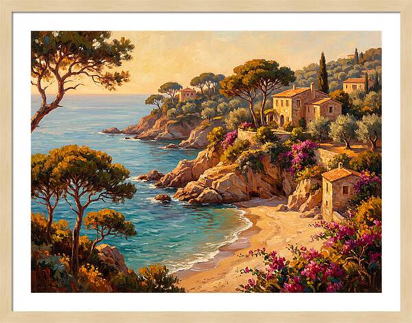 Mediterranean Beach Serenity