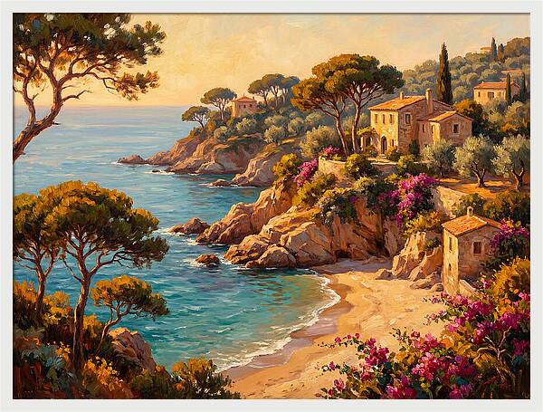 Mediterranean Beach Serenity