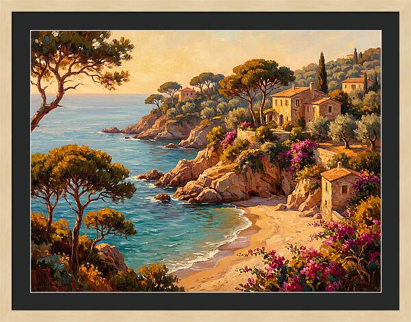 Mediterranean Beach Serenity