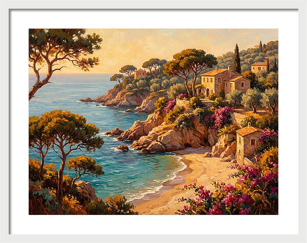 Mediterranean Beach Serenity