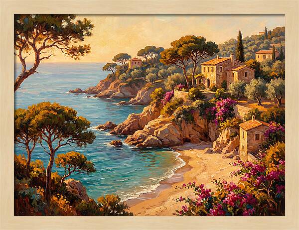 Mediterranean Beach Serenity