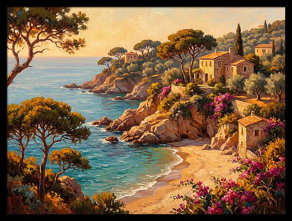 Mediterranean Beach Serenity