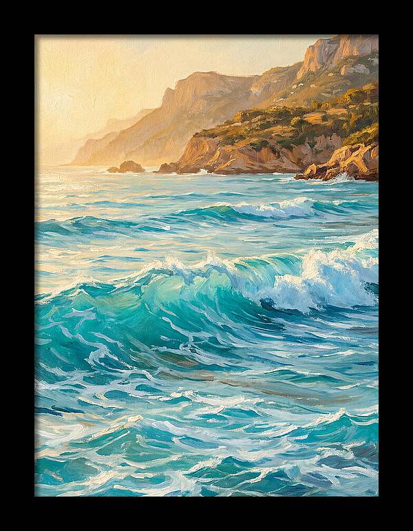 Mediterranean Beach Waves