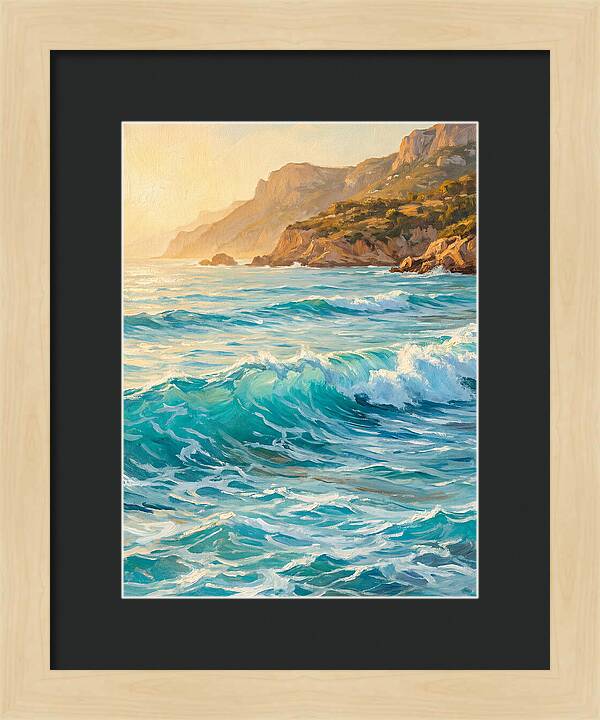 Mediterranean Beach Waves