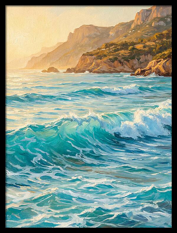Mediterranean Beach Waves