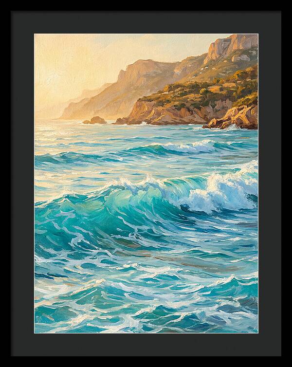Mediterranean Beach Waves
