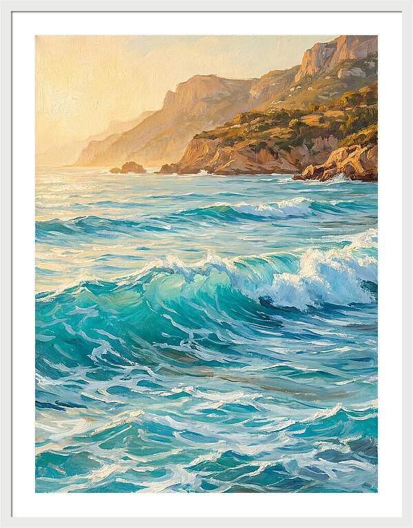 Mediterranean Beach Waves