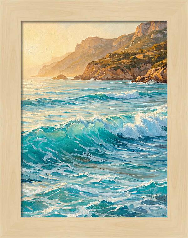 Mediterranean Beach Waves