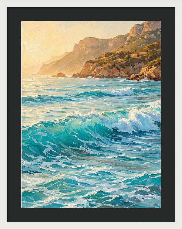 Mediterranean Beach Waves