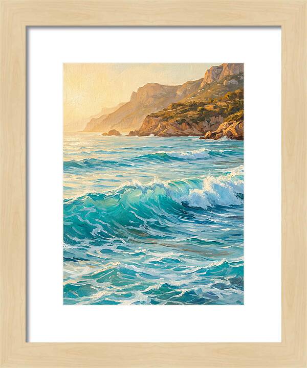 Mediterranean Beach Waves