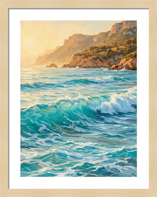 Mediterranean Beach Waves