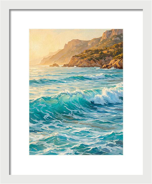 Mediterranean Beach Waves
