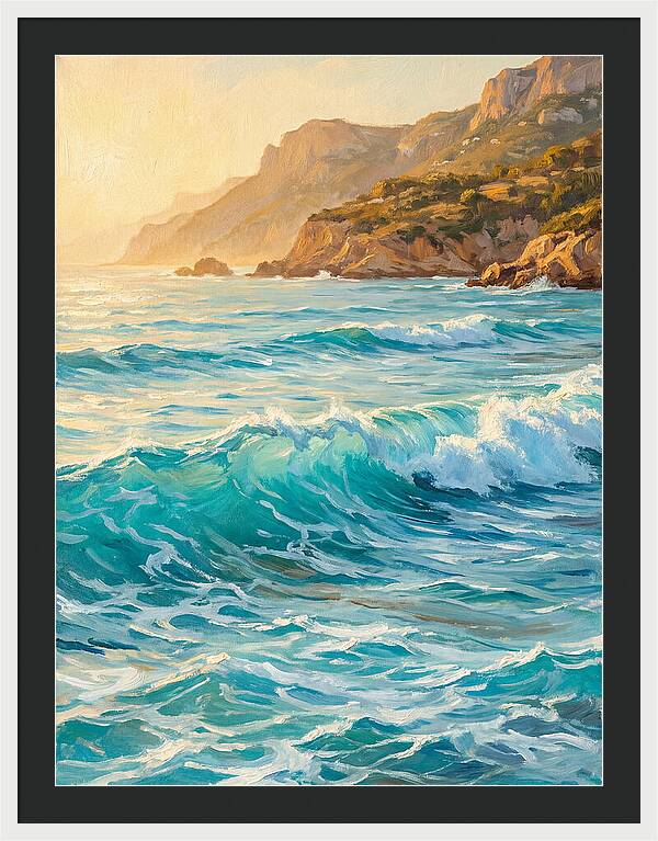 Mediterranean Beach Waves