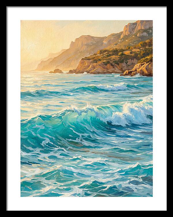 Mediterranean Beach Waves