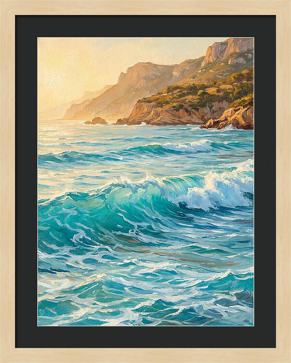 Mediterranean Beach Waves