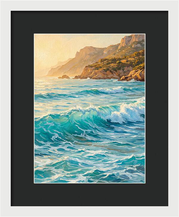 Mediterranean Beach Waves