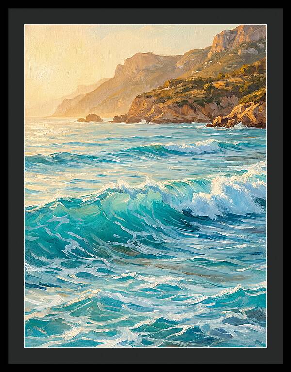 Mediterranean Beach Waves