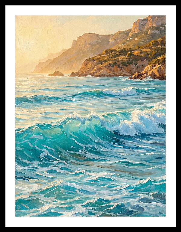 Mediterranean Beach Waves