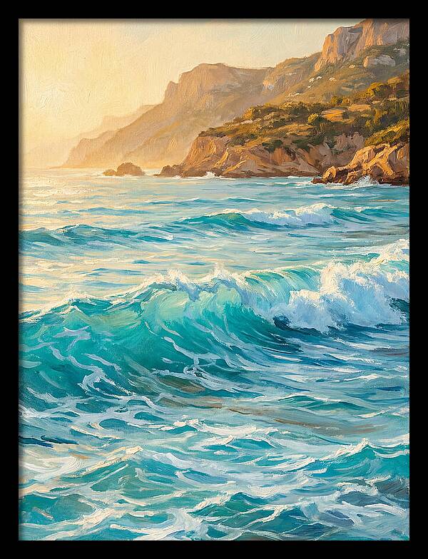 Mediterranean Beach Waves