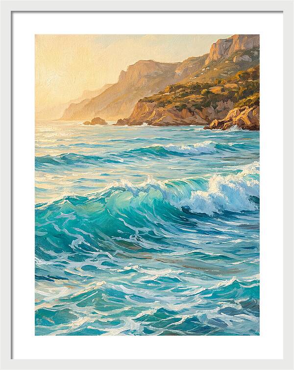 Mediterranean Beach Waves