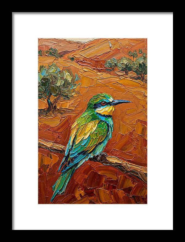 Mediterranean Bee Eater Perched