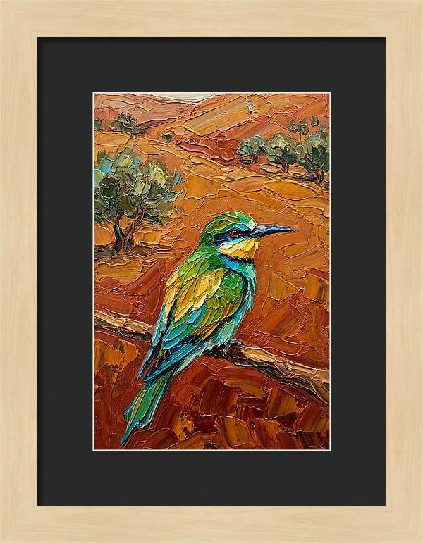 Mediterranean Bee Eater Perched