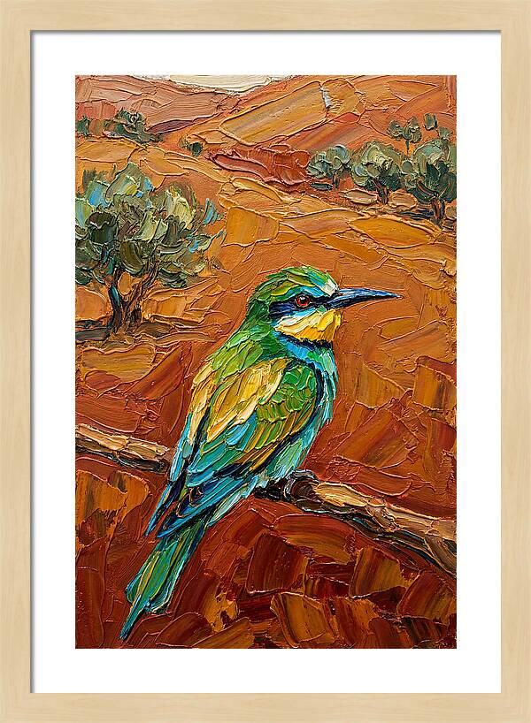 Mediterranean Bee Eater Perched