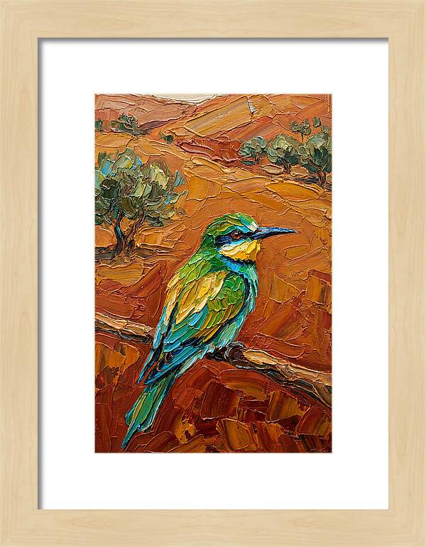 Mediterranean Bee Eater Perched