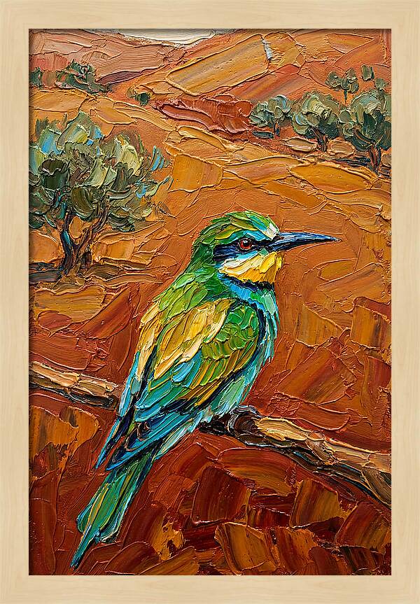 Mediterranean Bee Eater Perched