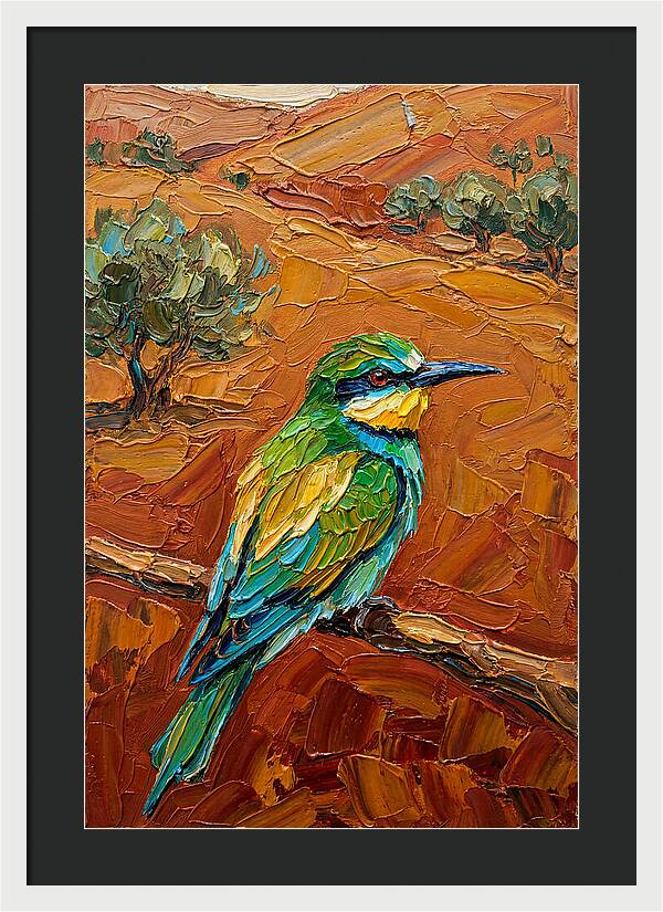 Mediterranean Bee Eater Perched
