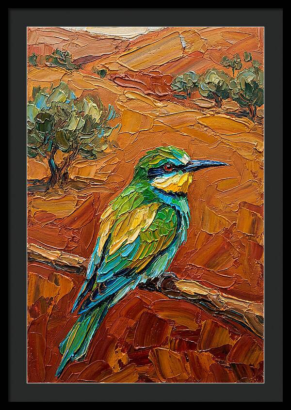 Mediterranean Bee Eater Perched