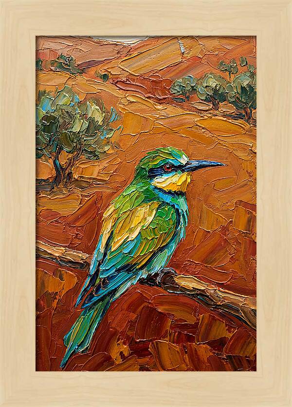 Mediterranean Bee Eater Perched