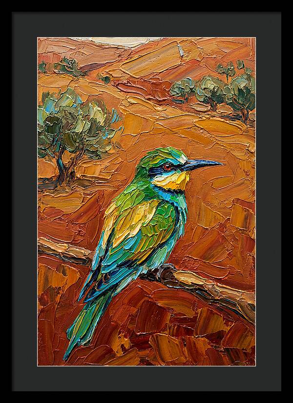 Mediterranean Bee Eater Perched