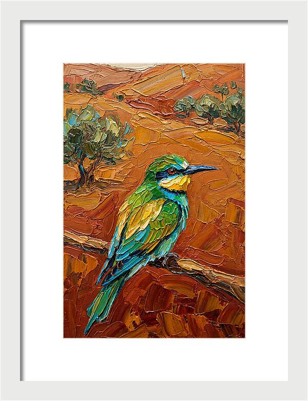 Mediterranean Bee Eater Perched