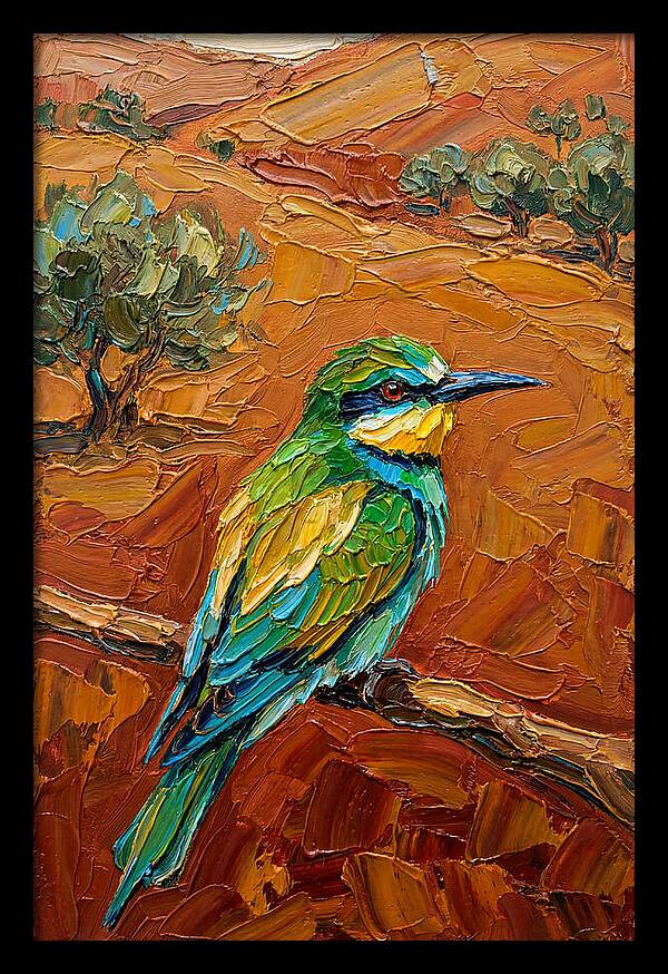 Mediterranean Bee Eater Perched