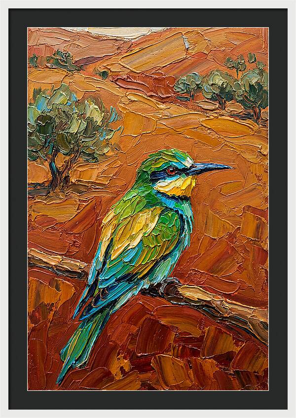 Mediterranean Bee Eater Perched