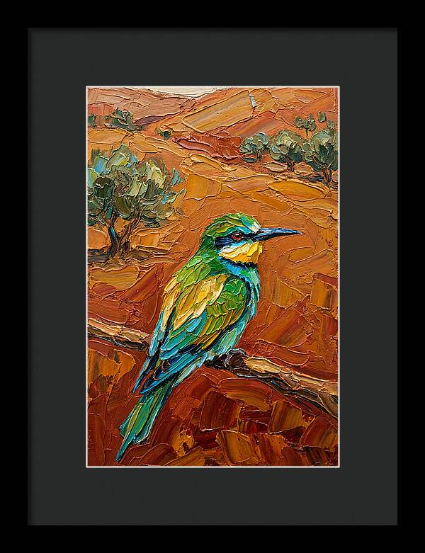 Mediterranean Bee Eater Perched
