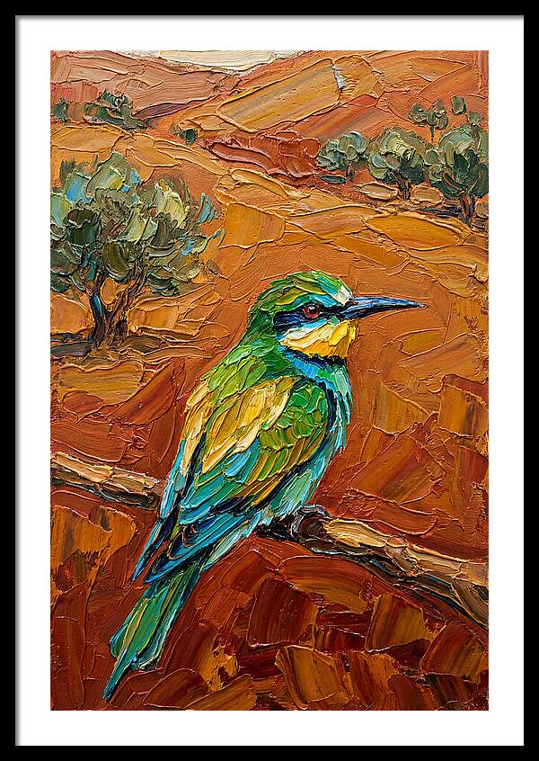 Mediterranean Bee Eater Perched