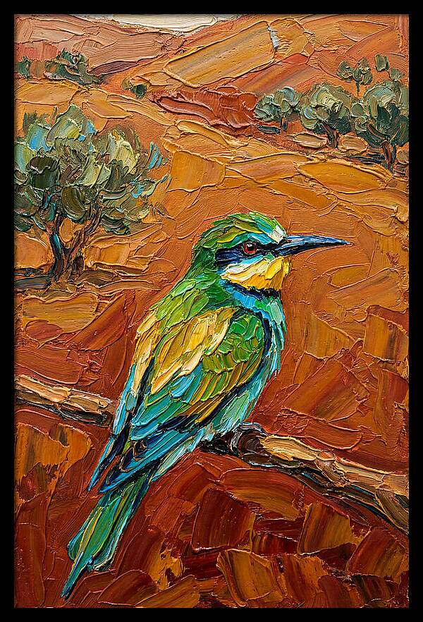 Mediterranean Bee Eater Perched