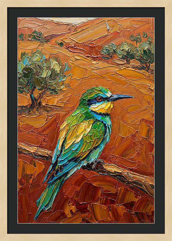 Mediterranean Bee Eater Perched