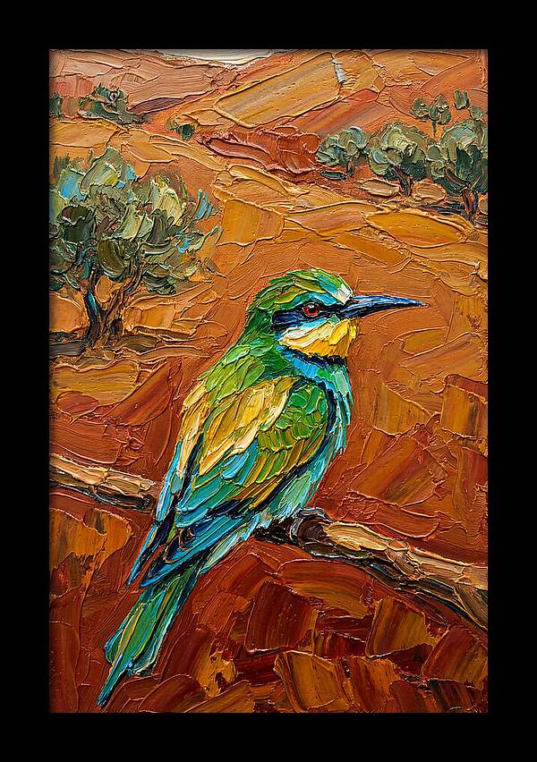 Mediterranean Bee Eater Perched
