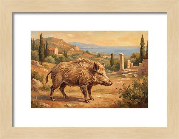 Mediterranean Boar In Nature